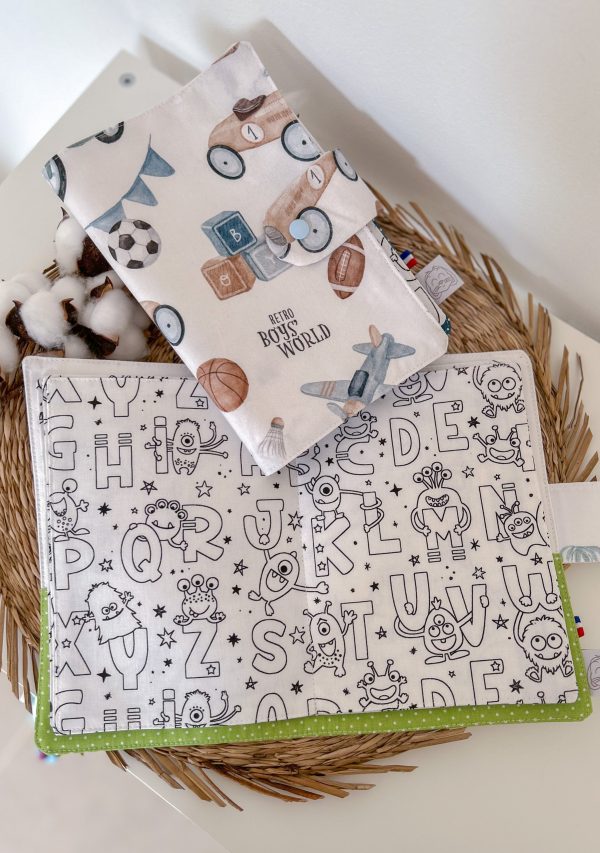 LIVRE DE COLORIAGE LAVABLE PERSONNALISABLE