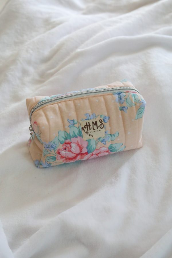 TROUSSE DE TOILETTE MATELASSÉE_UPCYCLÉE
