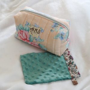 TROUSSE DE TOILETTE MATELASSÉE_UPCYCLÉE